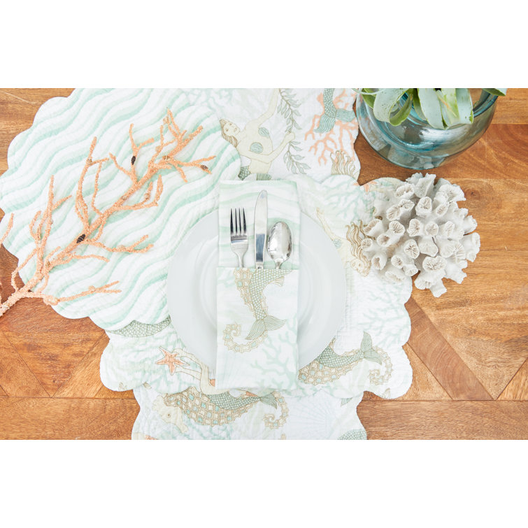 Rosecliff Heights Momea Cotton Nautical Round Placemat Wayfair